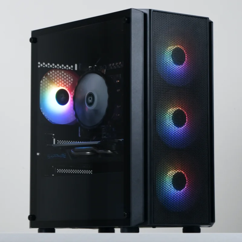 R16 GTX Качество — фронт, 4 RGB вентилятора