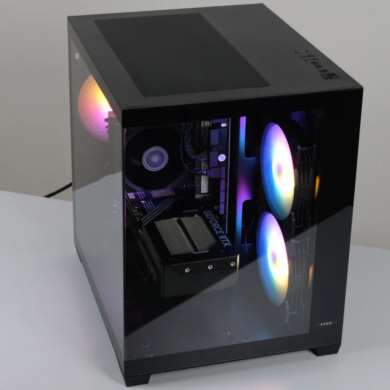 R56 RTX Мощь — фронт, RGB вентиляторы