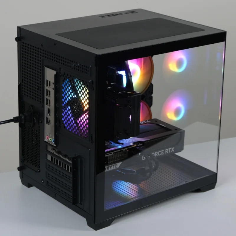 R56 RTX Мощь — задний вид, RGB внутри