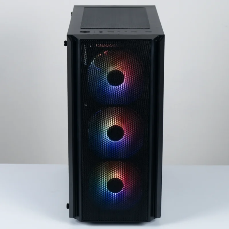 R58+ Народный — фронт прямо, 3 RGB вентилятора