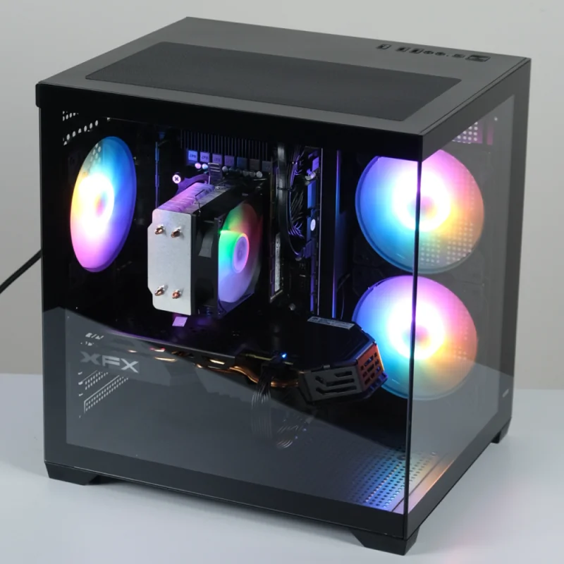 R59 Улучшенный — фронт, RGB подсветка, башенный кулер